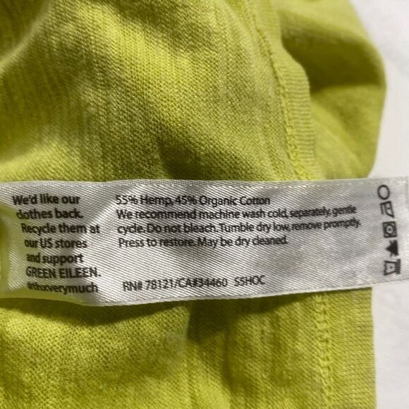 Eileen Fisher Organic Hemp Cotton A-Line Pullover Shift Dress Small - Picture 13 of 13